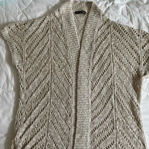 Tommy Bahamas Crochet Wrap, Medium, Cream/Tan